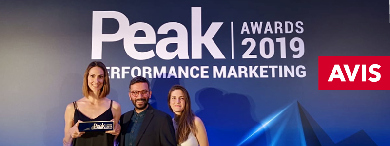 You are currently viewing Διπλή διάκριση της Avis στα PEAK Performance Marketing Awards