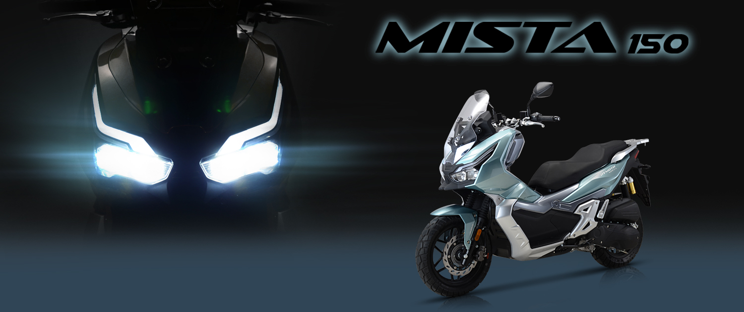 You are currently viewing DYMOTO Powered by DAYTONA  Το νέο adventure scooter MISTA 125/150 Μύηση στην οδηγική απόλαυση!
